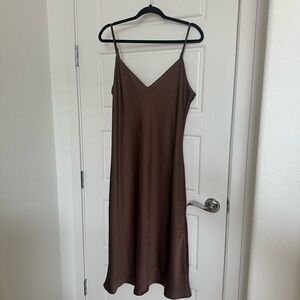 Aritzia slip midi dress